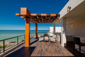 BEACHFRONT 3BR Penthouse, Private Jacuzzi, Private Rooftop, Gym, Kids'Club